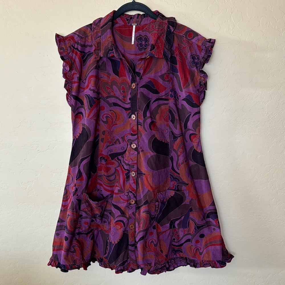 Free People  Women's Multicolor shirtdress